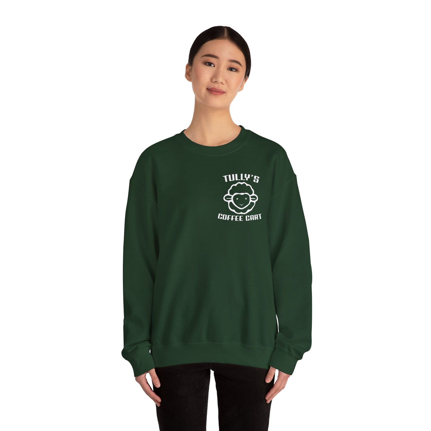 Tully's Coffee Cart Crewneck Sweatshirt