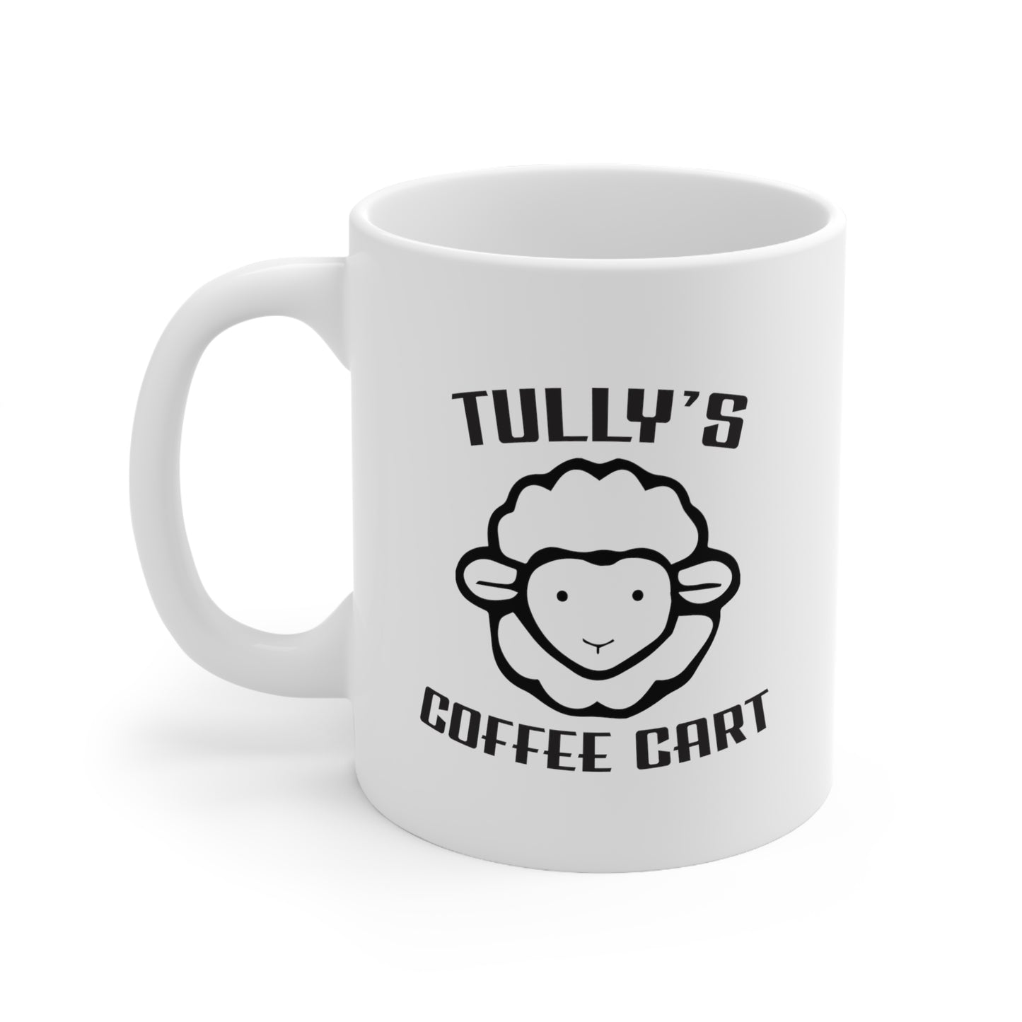 Tully's Coffee Cart Ceramic Mug