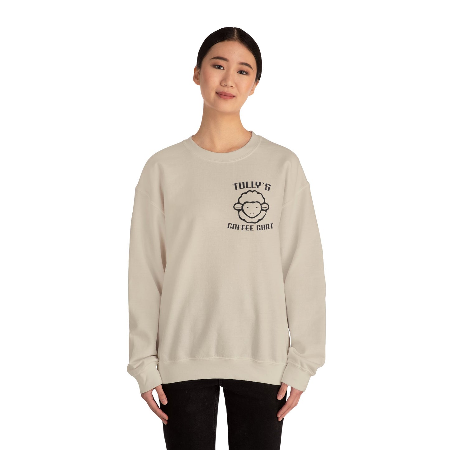 Tully's Coffee Cart Crewneck Sweatshirt