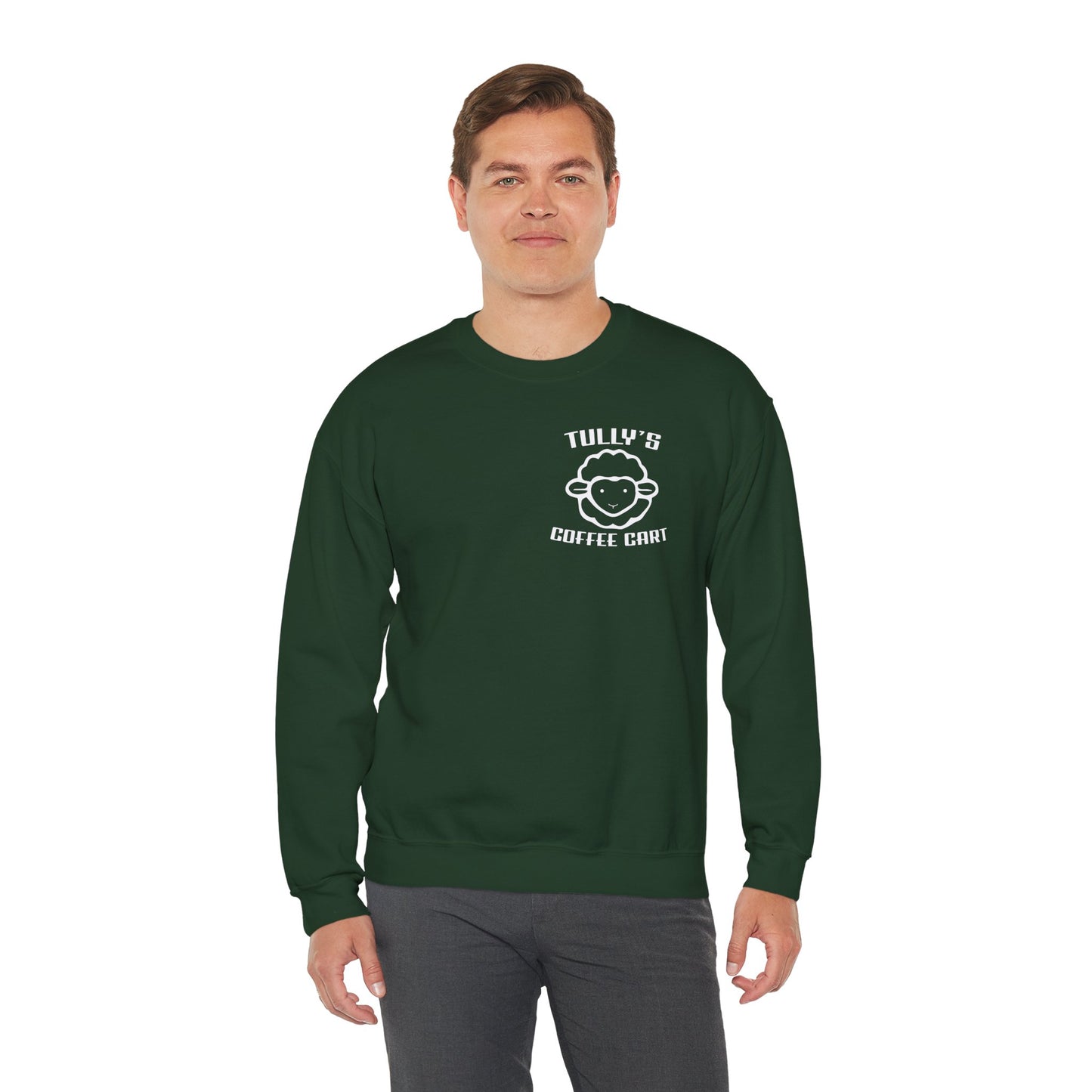 Tully's Coffee Cart Crewneck Sweatshirt